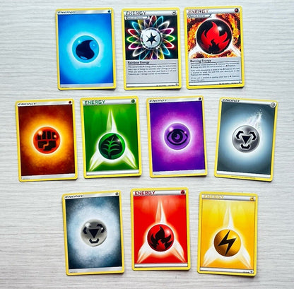 10 X Pokemon Energy Cards Collection Random Years & Series 6390
