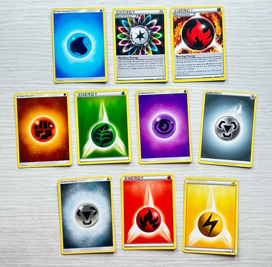 10 X Pokemon Energy Cards Collection Random Years & Series 6390