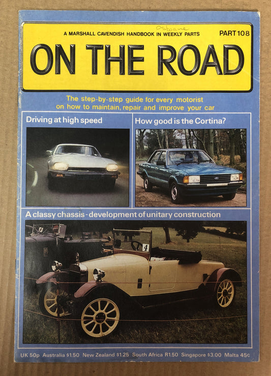 On The Road Part 108 Magazine Vintage In Good Condition