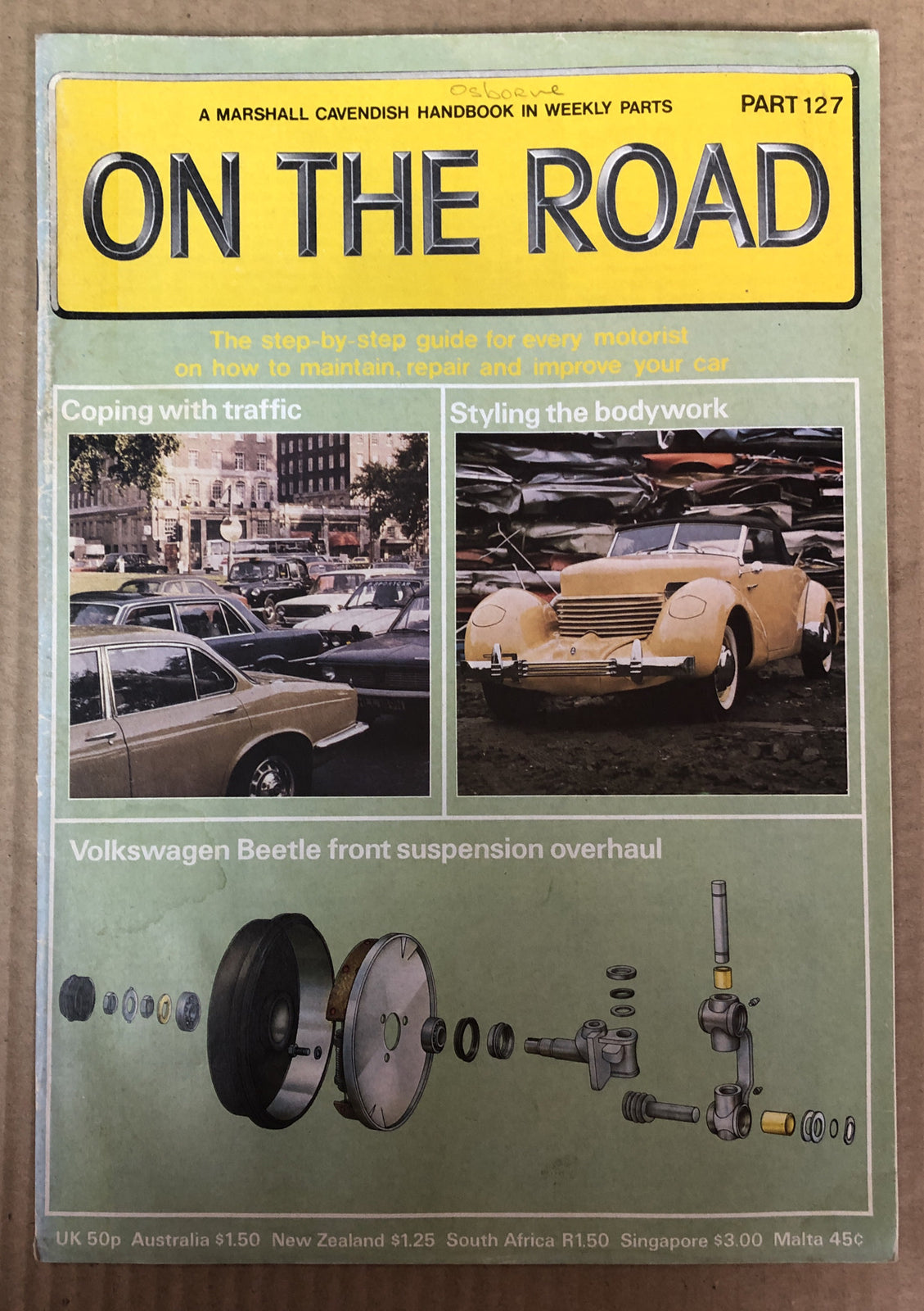 On The Road Part 127 Magazine Vintage In Good Condition