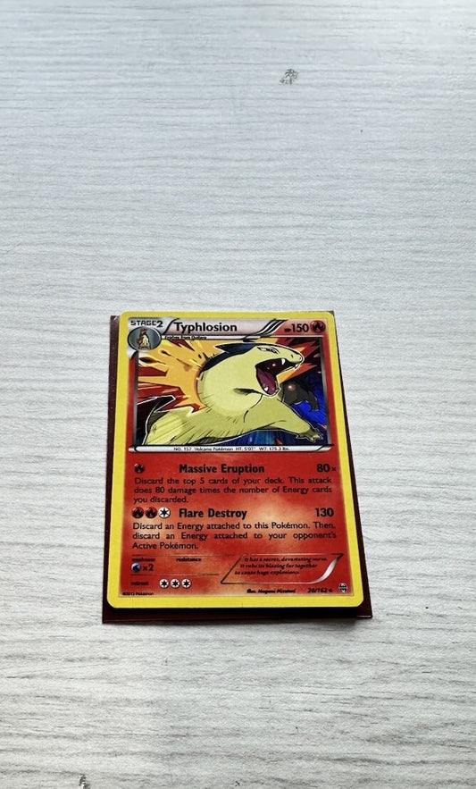Typhlosion Pokemon Holo Fire Card Year 2015 (5243)