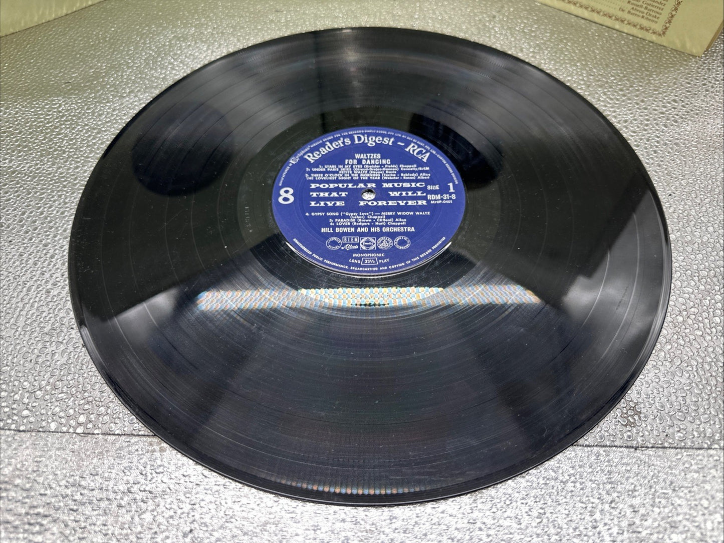 Reader's Digest Popular Music That Will Live Forever Record In OK Condition 7678