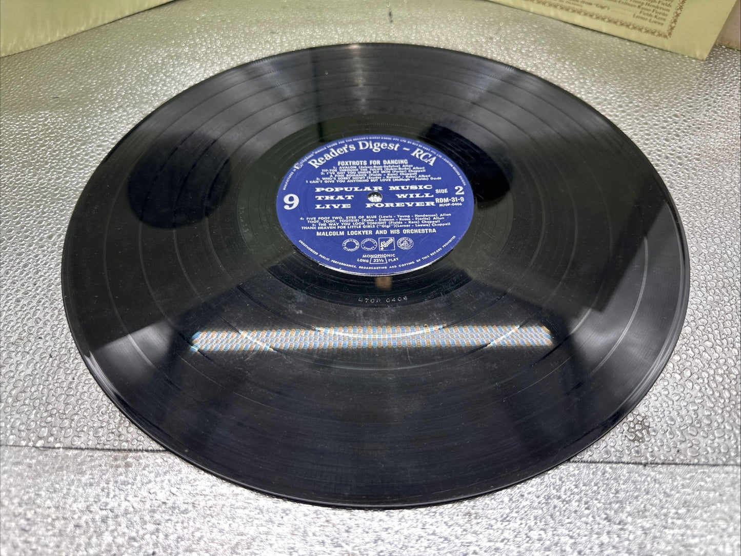 Reader's Digest Popular Music That Will Live Forever Record In OK Condition 7678