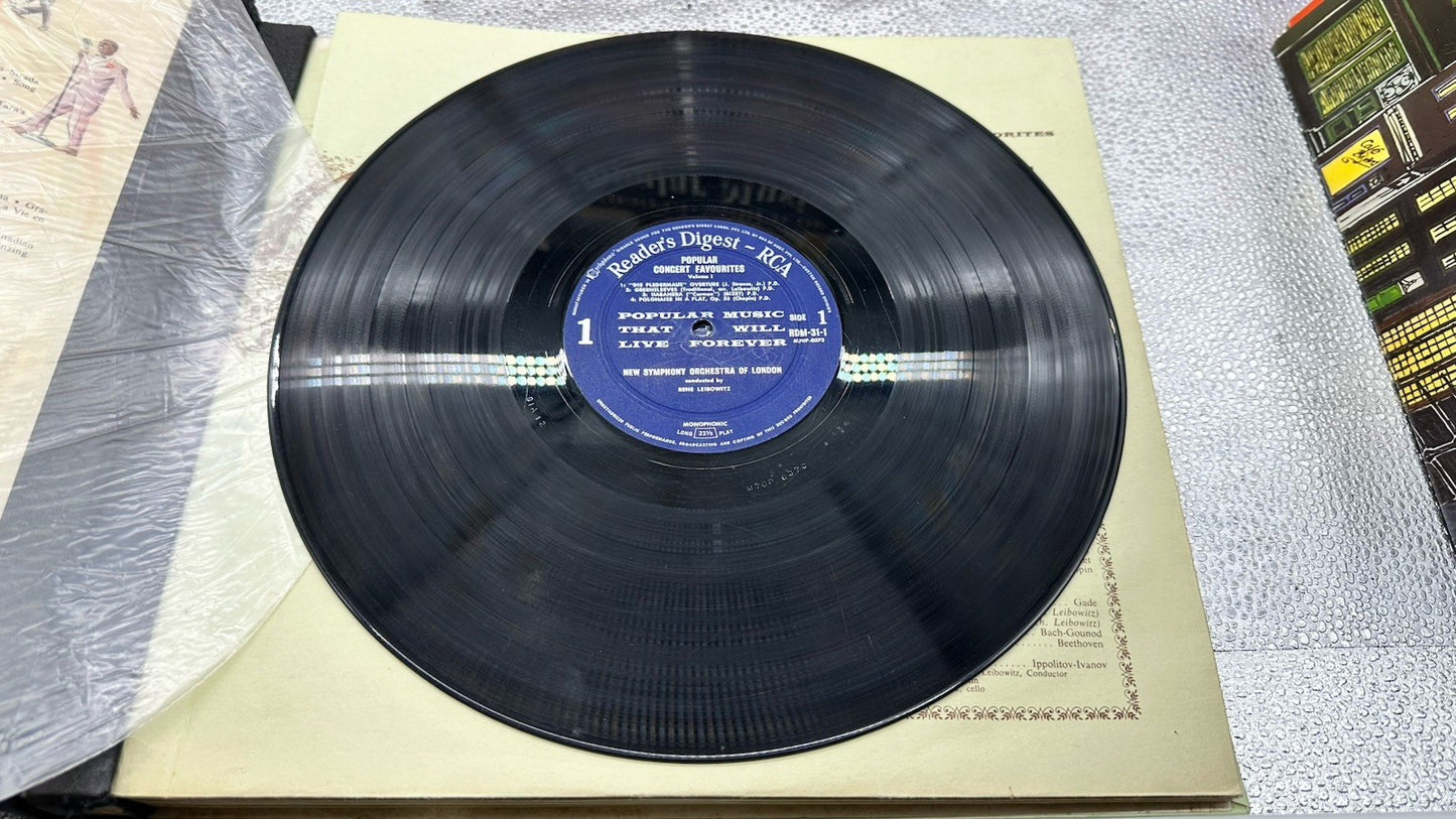 Reader's Digest Popular Music That Will Live Forever Record In OK Condition 7678