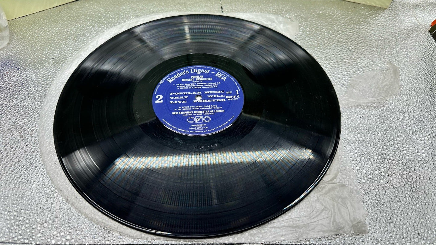 Reader's Digest Popular Music That Will Live Forever Record In OK Condition 7678