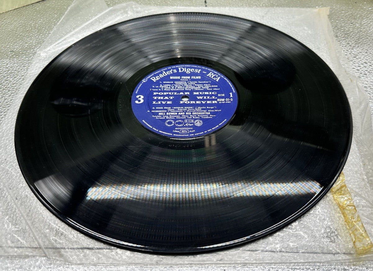 Reader's Digest Popular Music That Will Live Forever Record In OK Condition 7678