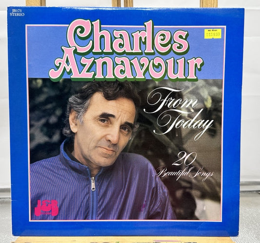 Charles Aznavour – From Today 20 Beautiful Songs Record In Good Condition 6639
