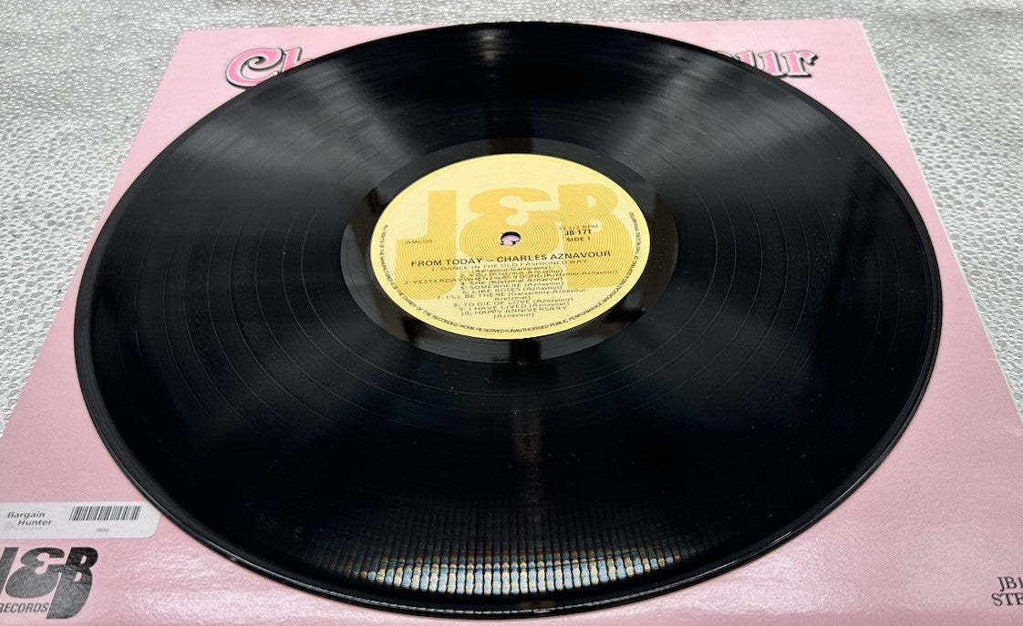 Charles Aznavour – From Today 20 Beautiful Songs Record In Good Condition 6639
