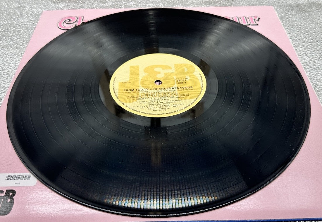 Charles Aznavour – From Today 20 Beautiful Songs Record In Good Condition 6639