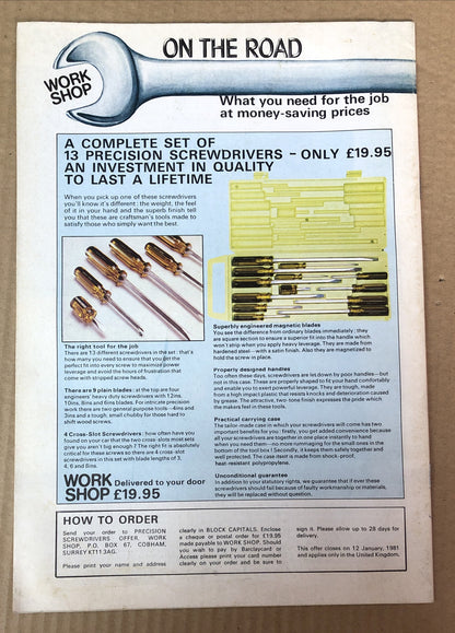 On The Road Part 103 Magazine Vintage In Good Condition