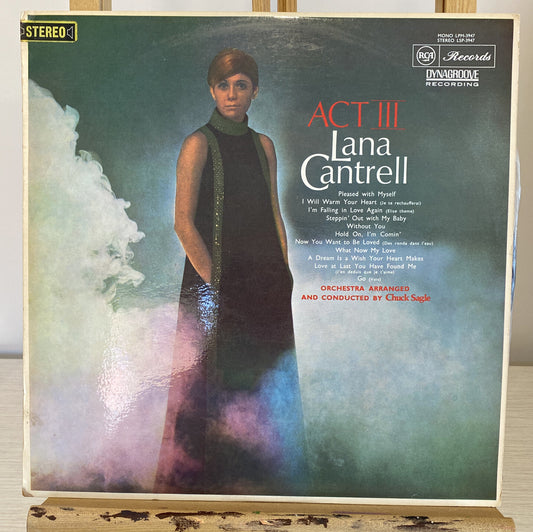 Lana Cantrell Act III Vintage Vinyl Record 1968 In Good Condition 3405
