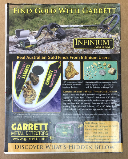 Australian Gold Gem & Treasure Magazine June 2008 In Good Condition