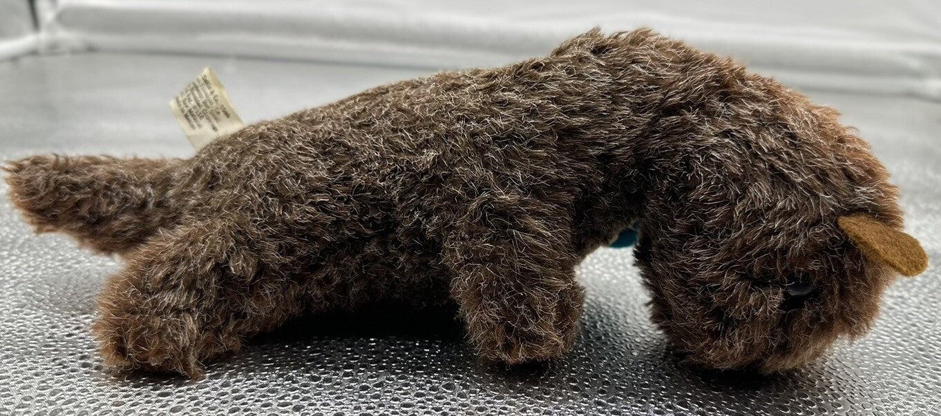 R.Dakin Pillow Pets 1975 Vintage Sea Otter w/ Shell Plush Bean Bag Stuffed Toy