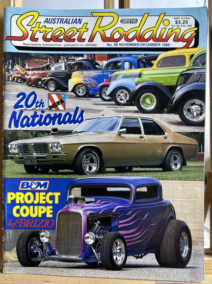 Graffiti Australian Street Rodding Magazine No.69 November/December 1989 In VGC