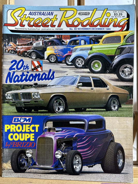Graffiti Australian Street Rodding Magazine No.69 November/December 1989 In VGC