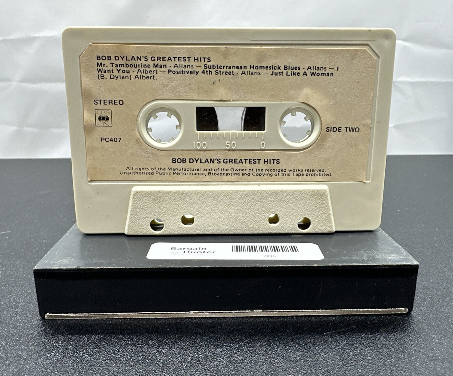 Bob Dylan's Greatest Hits Cassette Tape In OK Condition 7815