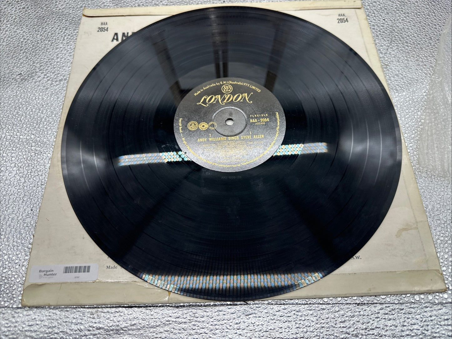Andy Williams Sings ... Steve Allan Record In Good Condition 6707