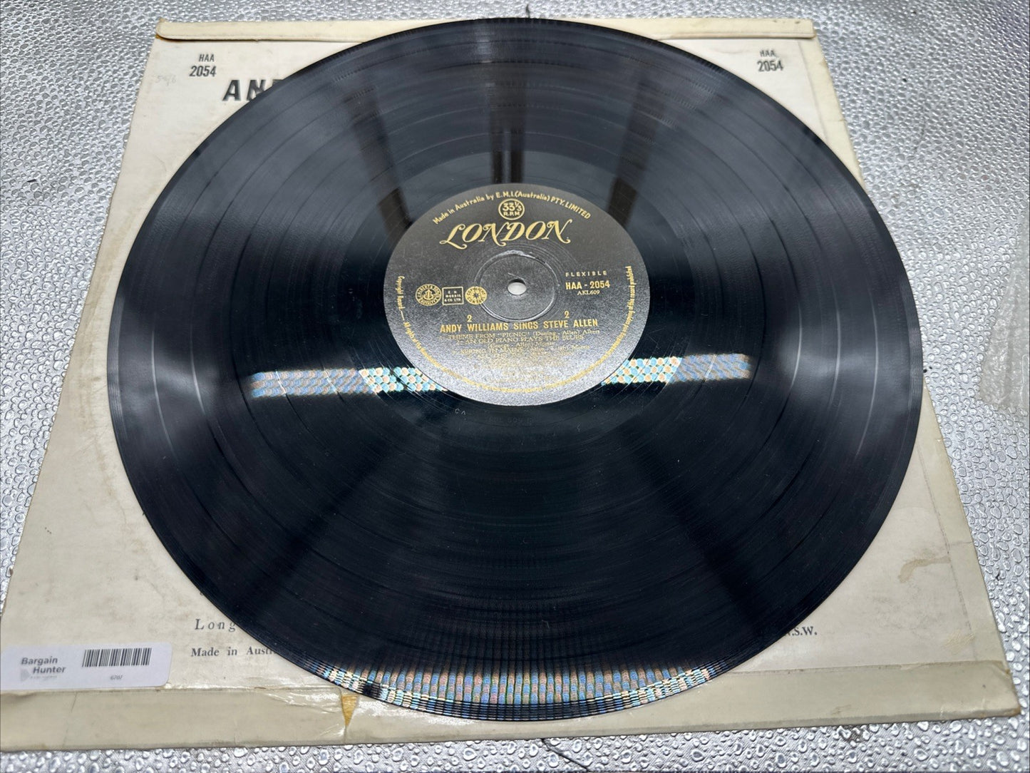 Andy Williams Sings ... Steve Allan Record In Good Condition 6707
