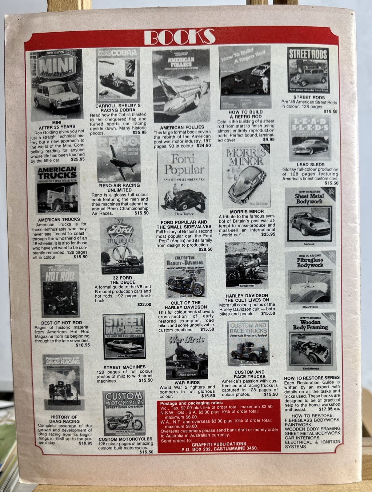 Graffiti Australian Street Rodding Magazine No.43 July/August 1985 In VGC