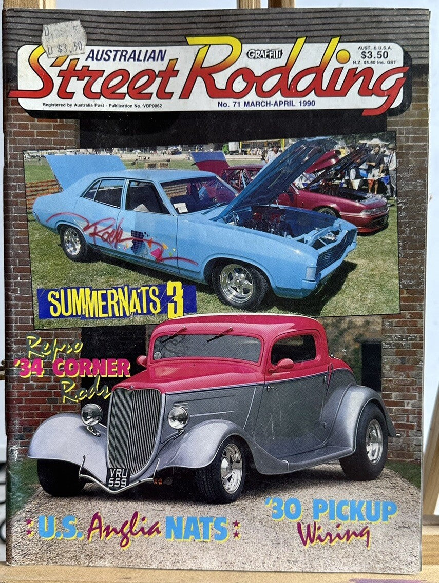 Graffiti Australian Street Rodding Magazine No.71 March/April 1990 In VGC