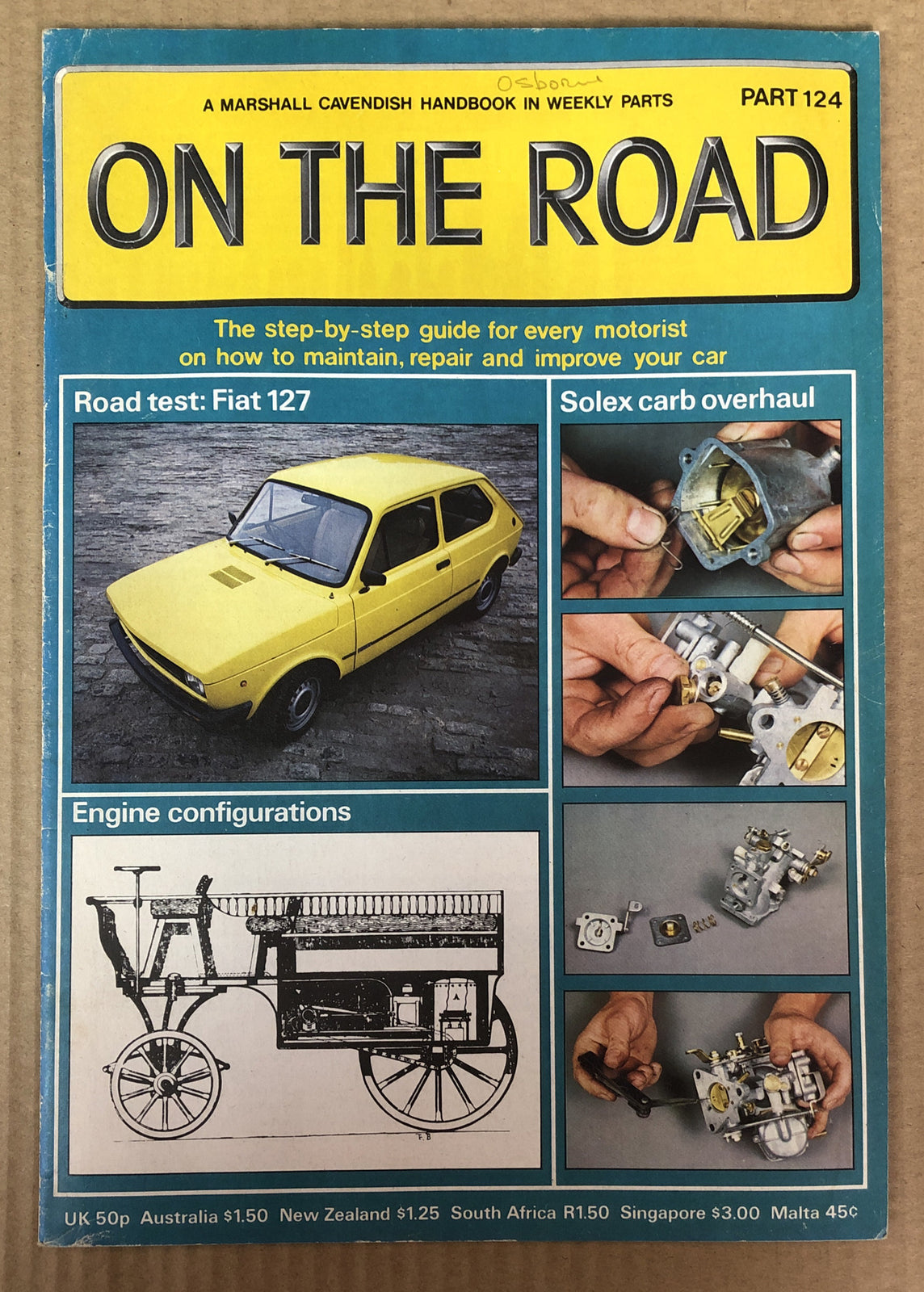 On The Road Part 124 Magazine Vintage In Good Condition