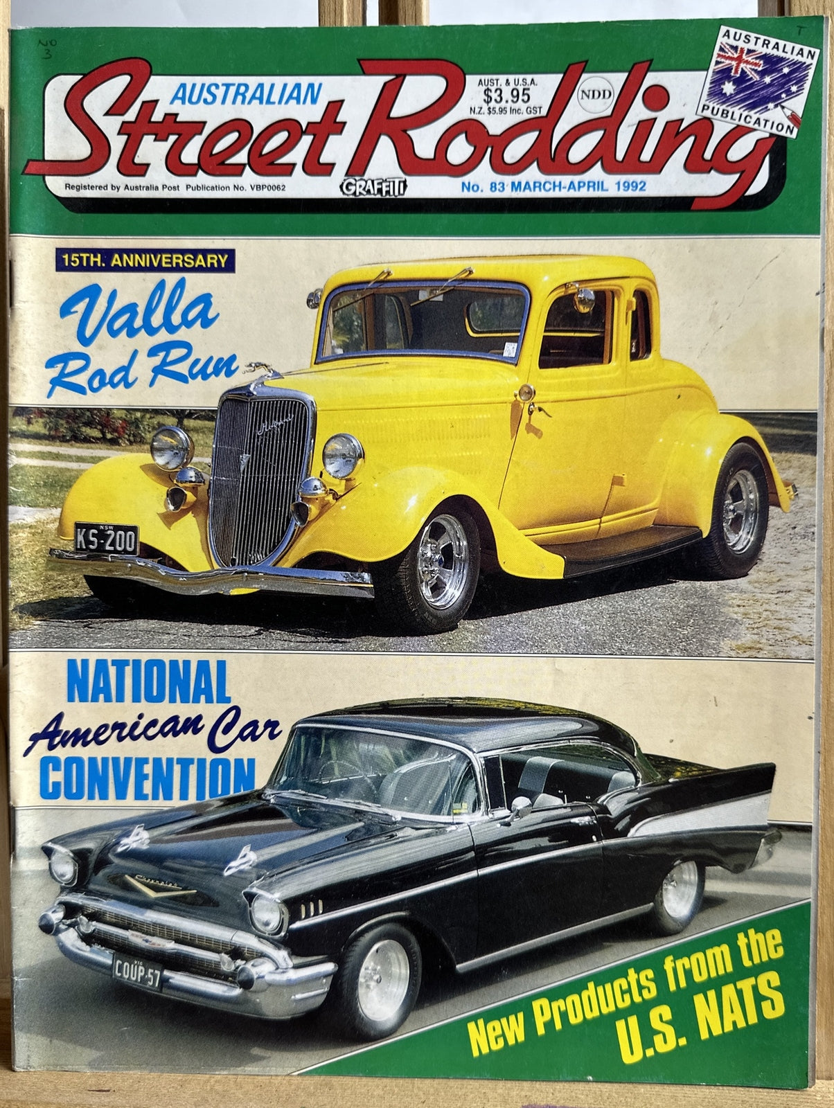 Graffiti Australian Street Rodding Magazine No.83 March/April 1992 In VGC