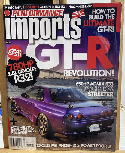 Performance Imports No 130 Magazine In OK Condition