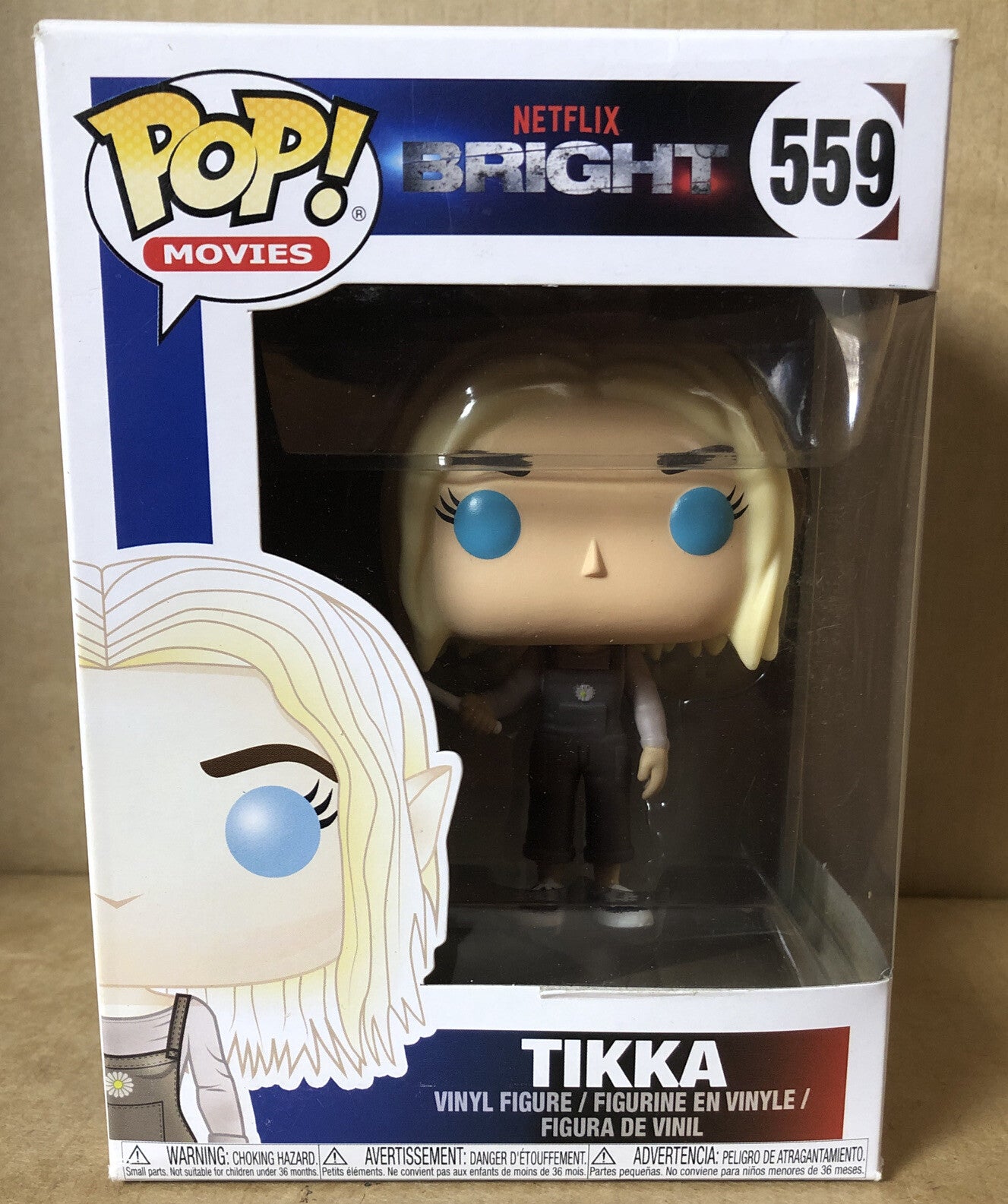 2020 POP TIKKA #559 NETFLIX BRIGHT Vinyl Action Figure New + Free Post