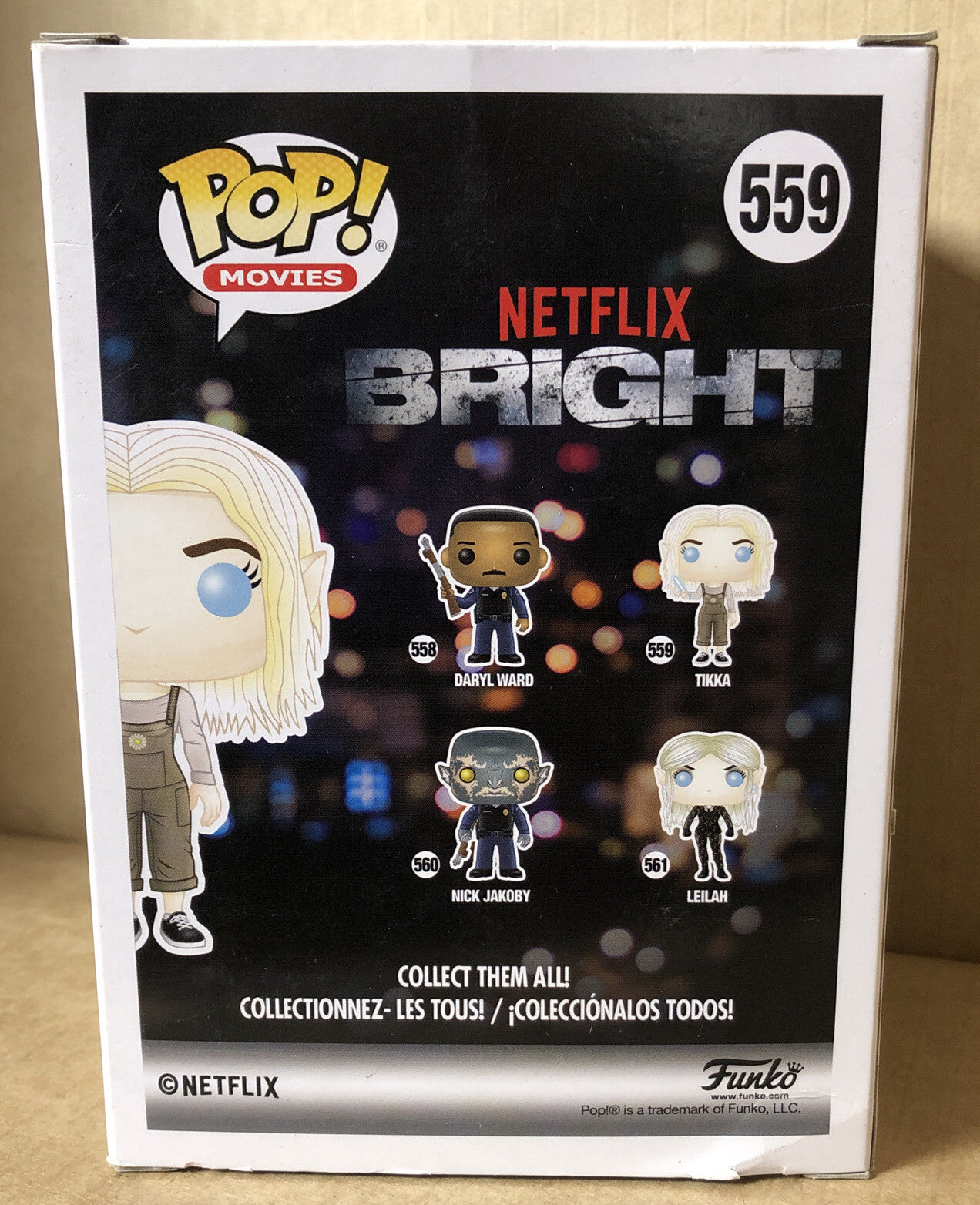 2020 POP TIKKA #559 NETFLIX BRIGHT Vinyl Action Figure New + Free Post