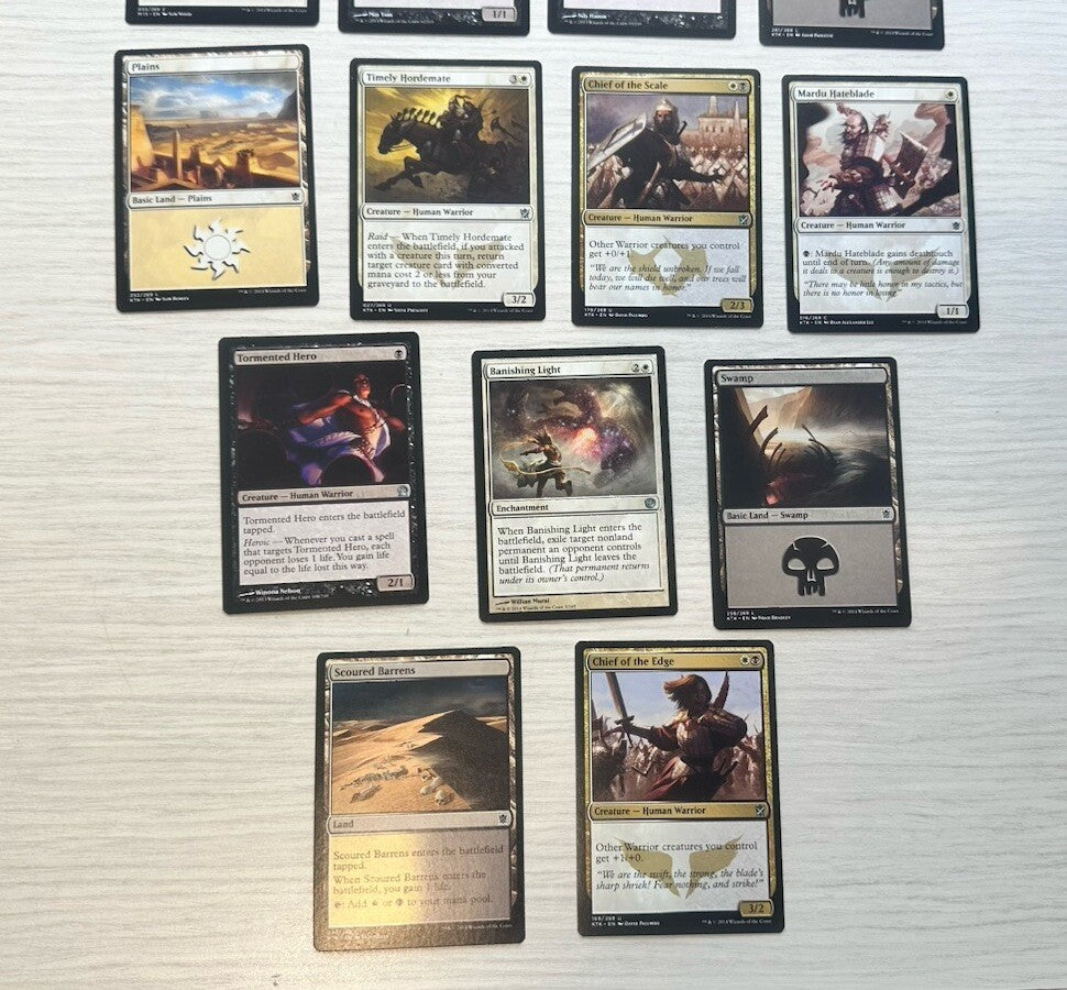 17 X Magic The Gathering Deckmaster Trading Cards Collection Good Condition 2396