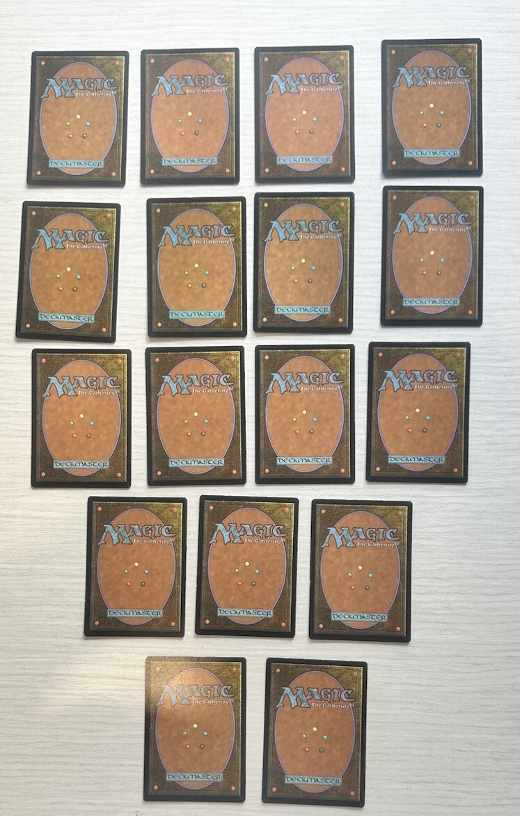 17 X Magic The Gathering Deckmaster Trading Cards Collection Good Condition 2396