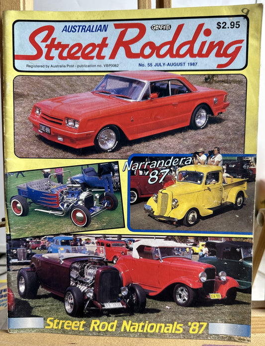 Graffiti Australian Street Rodding Magazine No.55 July/August 1987 In VGC