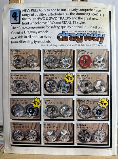 Graffiti Australian Street Rodding Magazine No.77 March/April 1991 In VGC