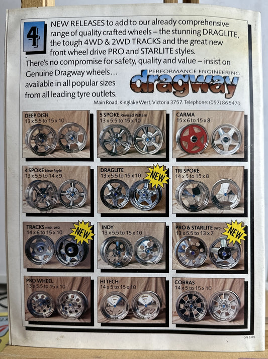 Graffiti Australian Street Rodding Magazine No.77 March/April 1991 In VGC