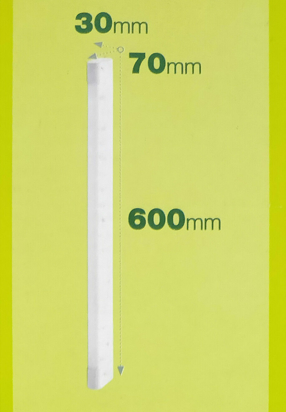 18W Slimline LED Batten Light Cool White 5000K 1600Lm Suspension / Ceiling Mount