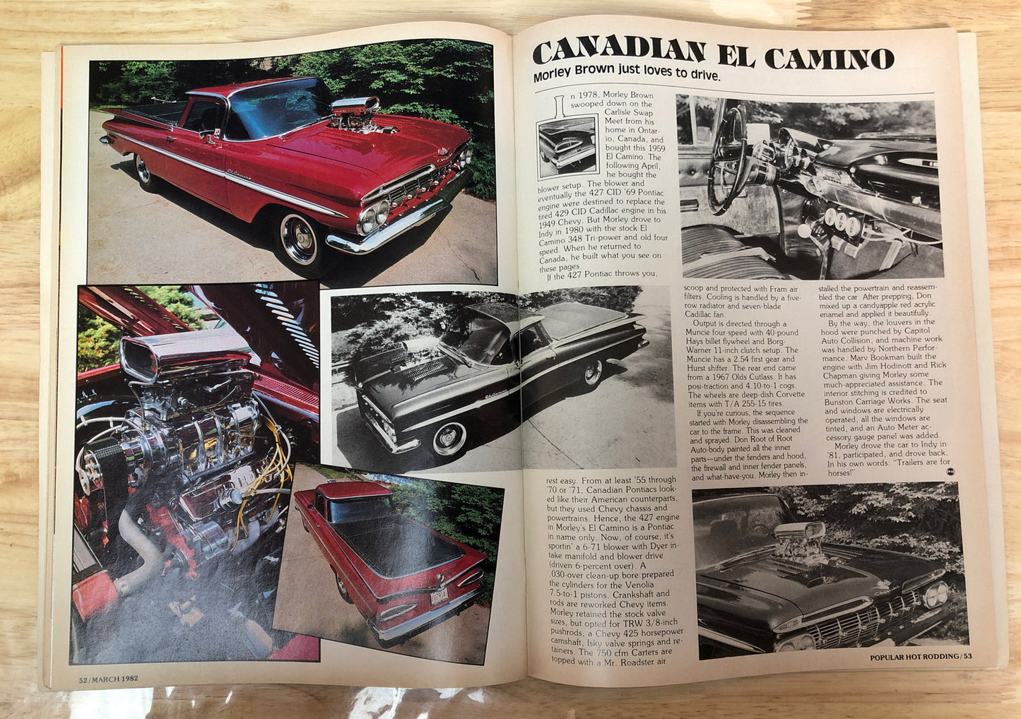 Popular Hot Rodding March 1982 Vintage Magazine In Good Condition