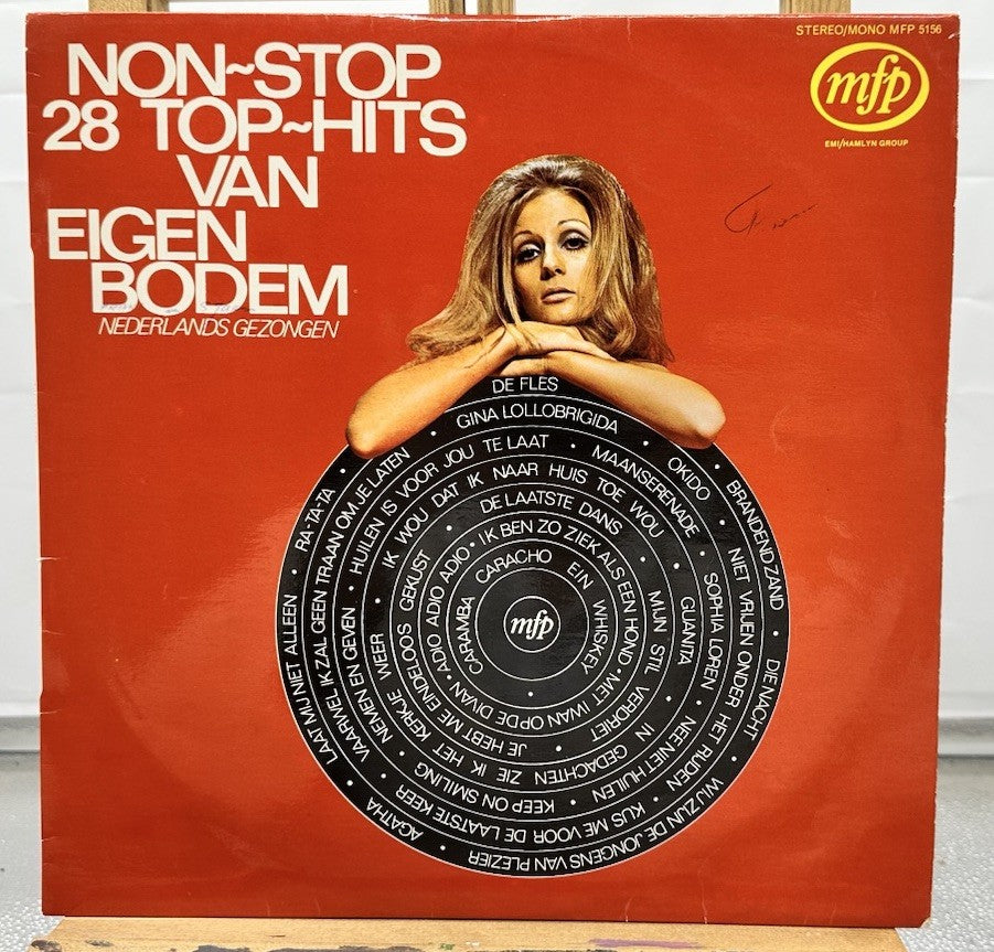 Non-Stop 28 Top-Hits Van Eigen Bodem Record In Good Condition 6765