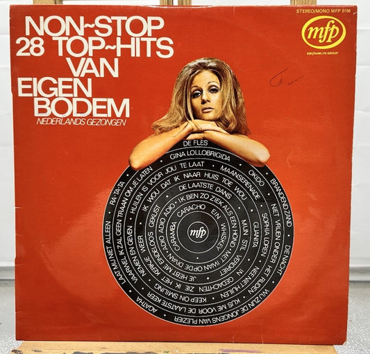 Non-Stop 28 Top-Hits Van Eigen Bodem Record In Good Condition 6765