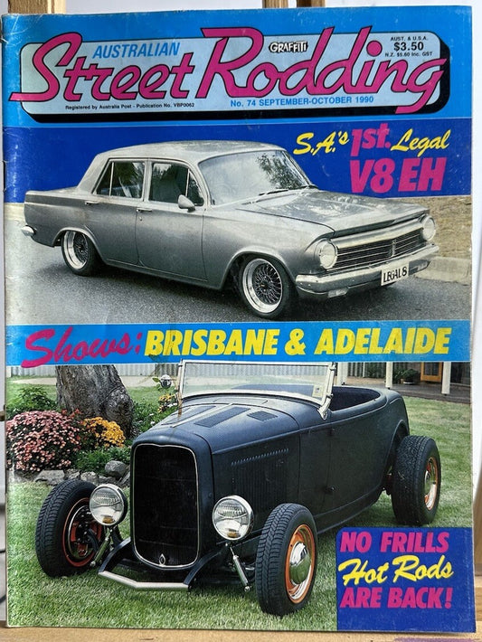 Graffiti Australian Street Rodding Magazine No.74 September/October 1990 In VGC