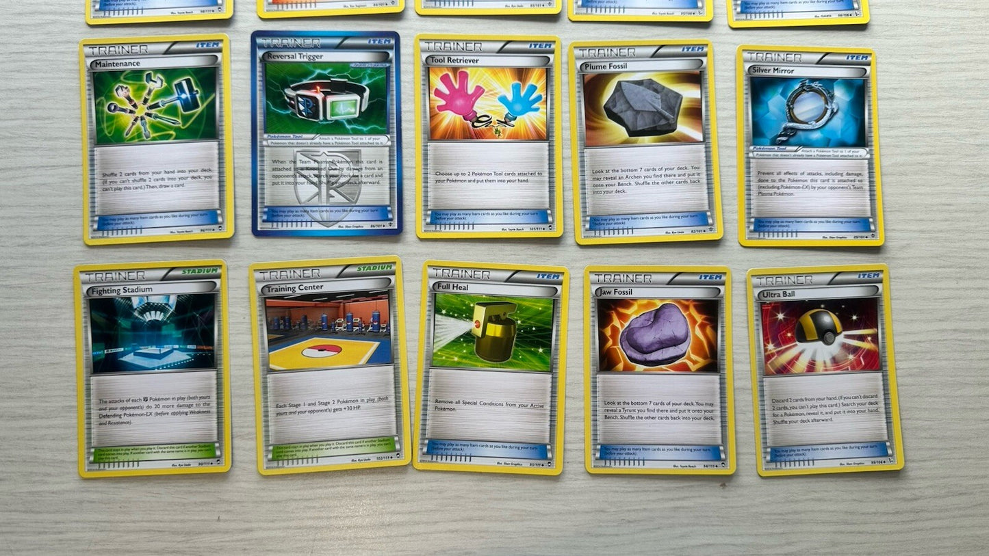 20 X Pokemon Trainer Cards Collection Random Years & Series 6388