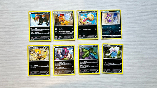 8 X Pokemon Dark Trading Cards Collection Random Years & Series GC 5084