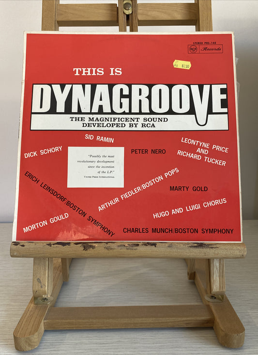 THIS IS DYNAGROOVE / PETER NERO, MARTY GOLD, ARTHUR FIEDLER 1966 RCA RECORD 3401