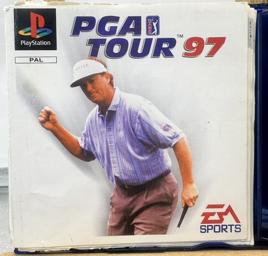 PGA Tour 97 Playstation 1 PS1 Game PAL Incomplete In Ok Condition 4274