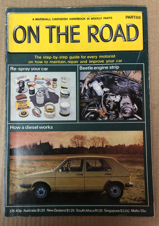 On The Road Part 88 Magazine Vintage In Good Condition