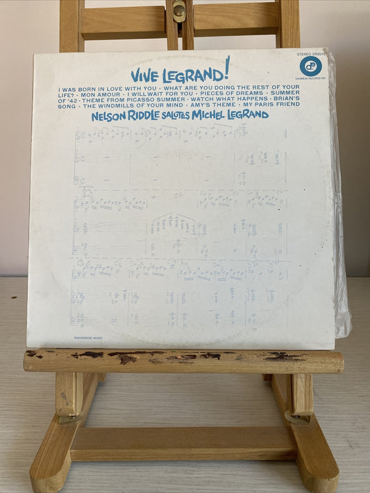 Vive Legrand ! Nelson Riddle Salutes Michel Legrand Vintage Vinyl Record 3365