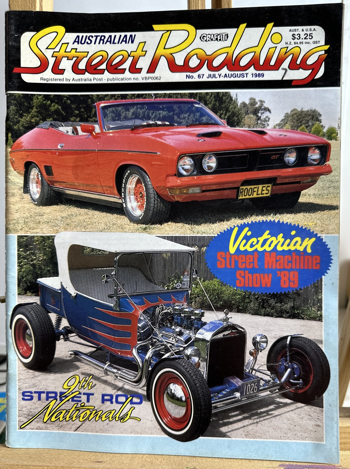 Graffiti Australian Street Rodding Magazine No.67 July/August 1989 In VGC