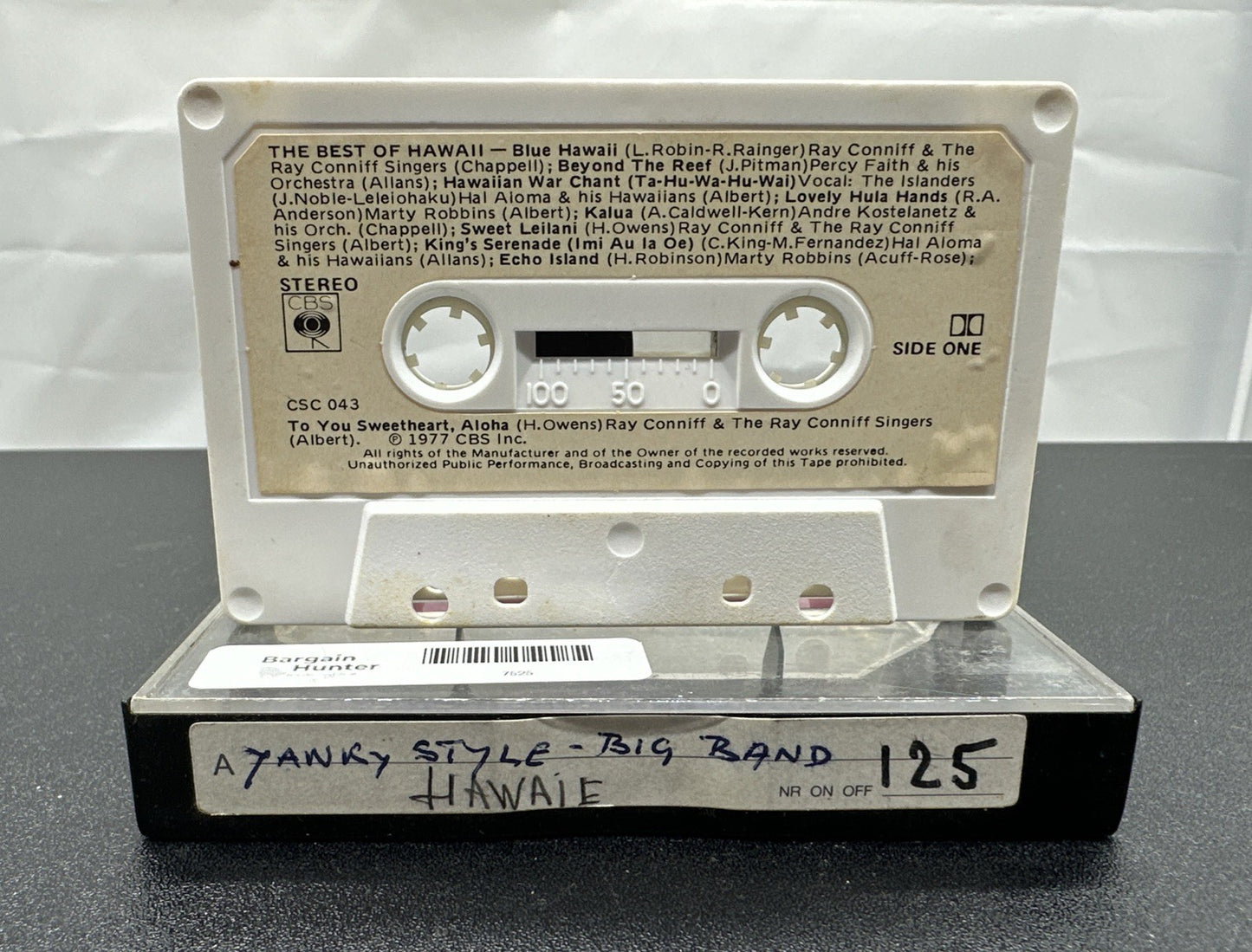 The Best Of Hawaii : Blue Hawaii Cassette Tape In OK Condition 7525