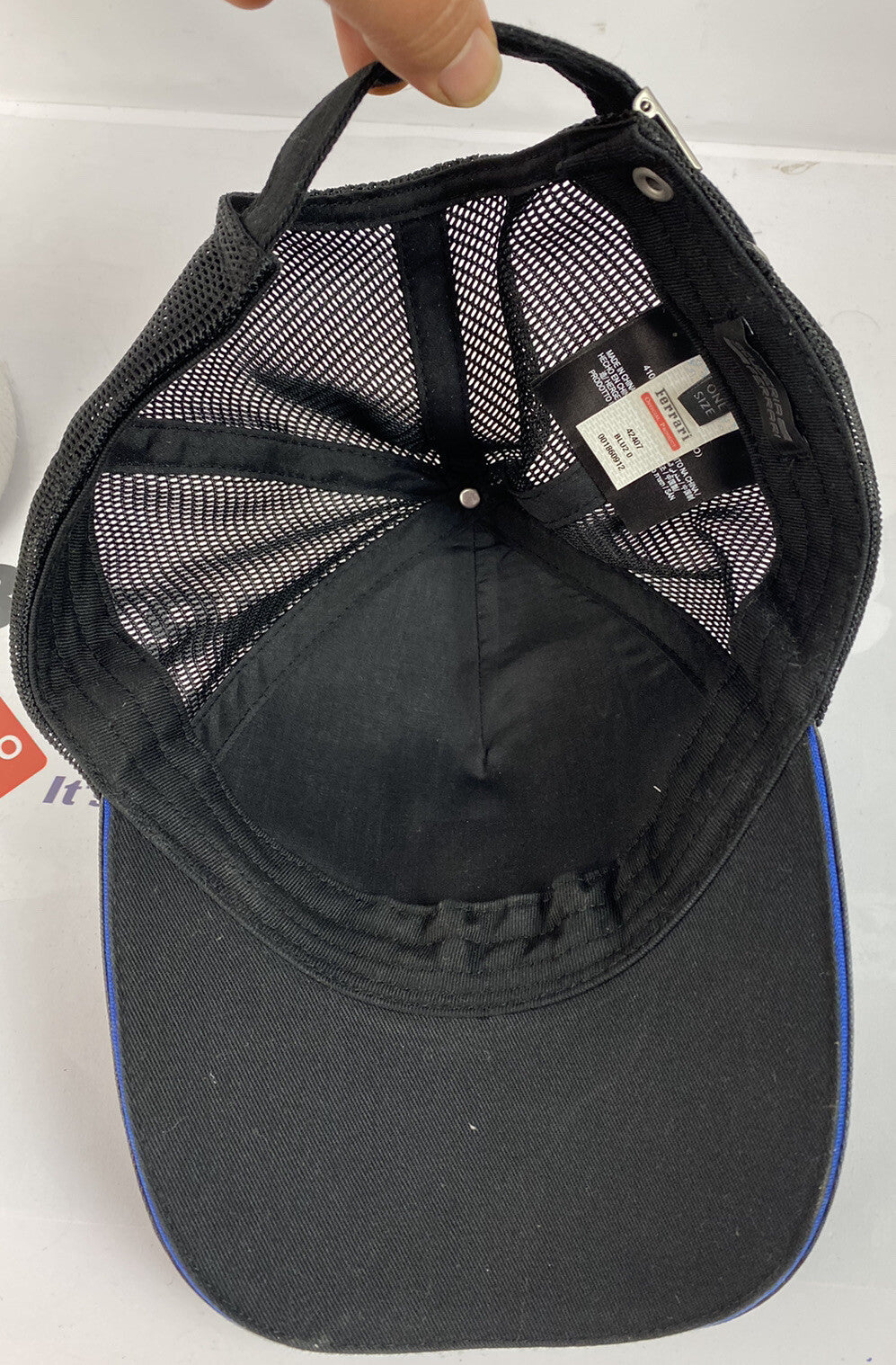 F371 Scuderia Ferrari Snap Cap / Hat In Good Condition Adjustable Sizing