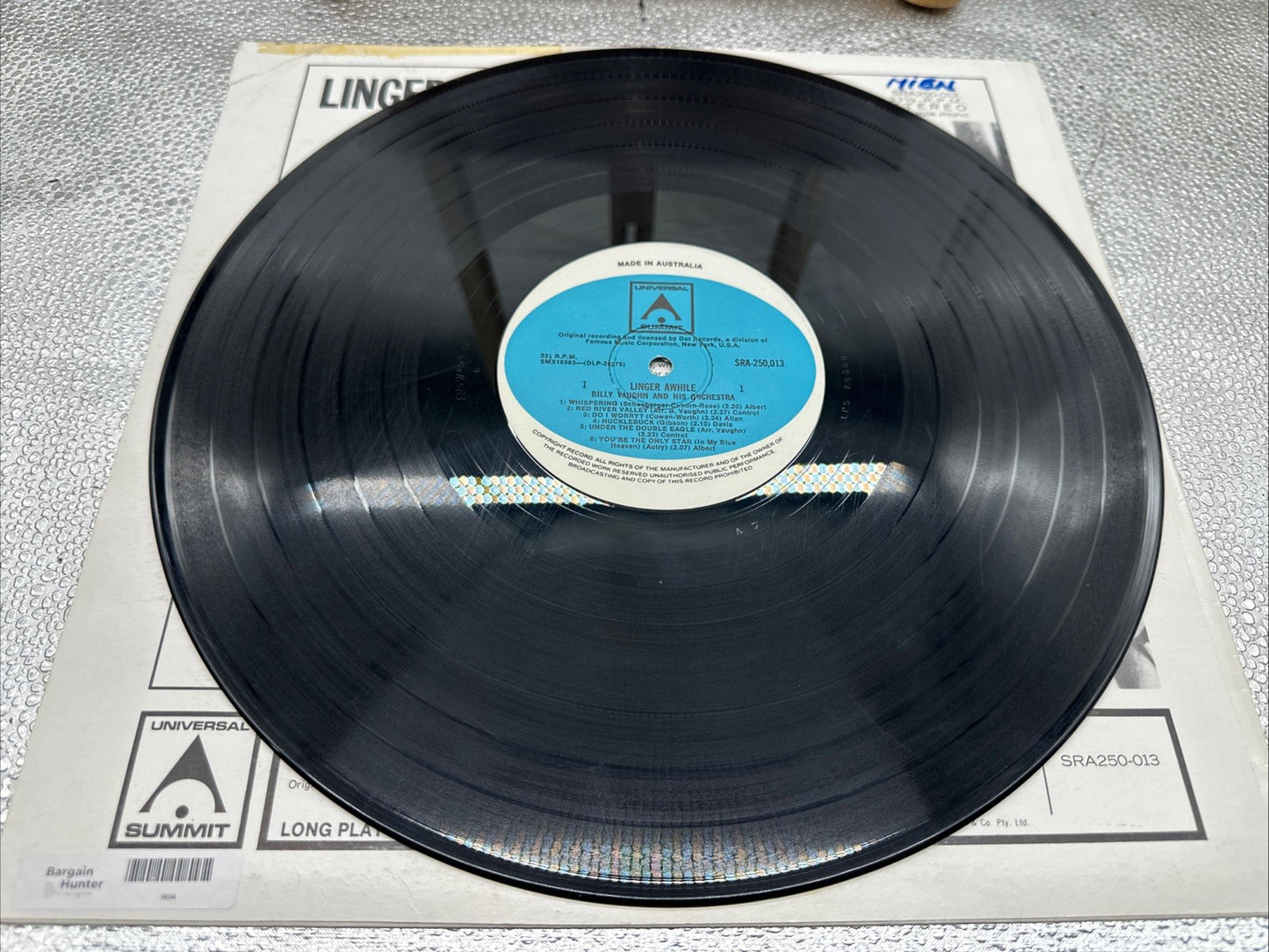 Linger Awhile Billy Vaughan Record In Good Condition 6694