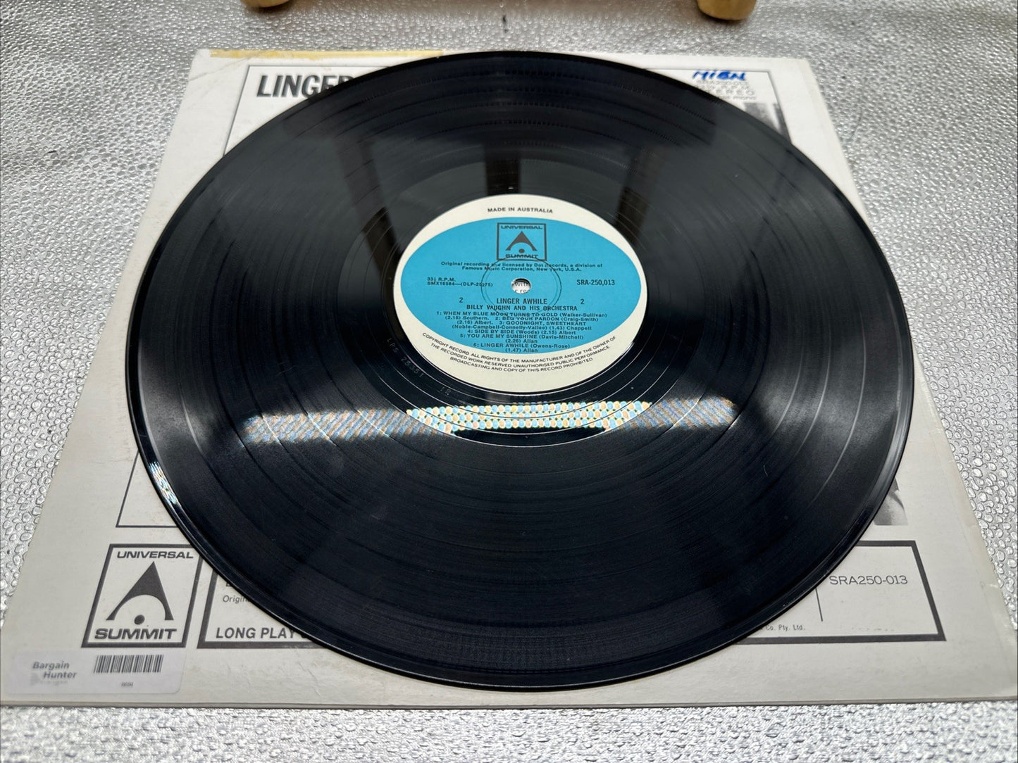 Linger Awhile Billy Vaughan Record In Good Condition 6694